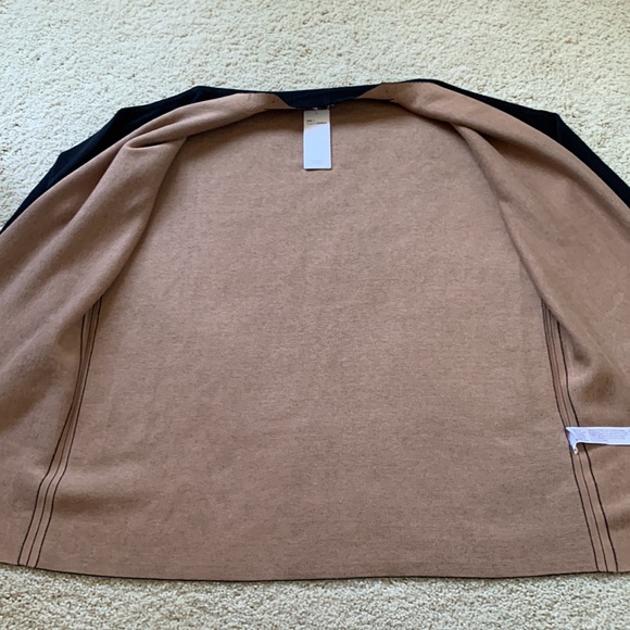 NWT Eileen Fisher Silk and Organic Coton Drape Front Cardigan, sz L - Picture 9 of 10